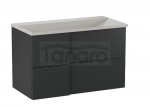 KROFAM - Szafka pod umywalkę EDGE 90 cm, antracyt  ED 9070-52Z-W