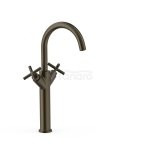 TRES MONTBLANC Bateria dwuuchwytowa XXL umywalkowa- czarny brąz 28380301KMB