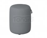 KROFAM - Pufa tapicerowana MOSS fi 340mm, jasny szary  MO 3499-46S