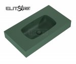 ELITA UMYWALKA DIMPLE 80 ŚCIENNA, MARMUR FOREST GREEN MATT 168856/RE040800027010