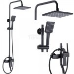 REA - Zestaw Prysznicowy Natryskowy HASS Black/Czarny