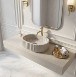 REA Umywalka nablatowa Rea Margaret Beige