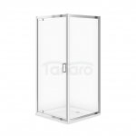 CERSANIT - Set B153: kabina ARTECO kwadratowa 90x90x190 z brodzikiem TAKO 90x4  S601-116