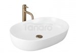 REA - Umywalka nablatowa CLEO 61 White Matt / Biała matowa