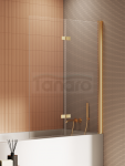 NEW TRENDY Parawan nawannowy New Soleo Gold Brushed, dwuelementowy 120x140 P-0175/P-0176
