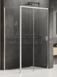 NEW TRENDY Kabina prysznicowa Prime 140x70, drzwi przesuwne, wejście od strony ściany  K-1212/K-1240