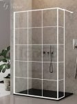 NEW TRENDY Ścianka walk-in NEW MODUS WHITE 120x200 ze ścianką boczną 30 cm EXK-2243/EXK-0246