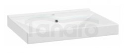 AQUAFORM - umywalka meblowa ceramiczna LAREDO 80 głębokość 45 biała z otworem  AQ.448-0431180