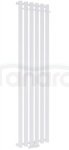 AQUAFORM - Grzejnik łazienkowy ASAMI PLUS pionowy 1800X332 494W / przył. dolne 50MM z wieszakami biały  GRŁ-G/AP-1800X332-B 