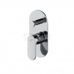 CERSANIT - Bateria wannowo-natryskowa podtynkowa CREA chrom z boksem  S951-305