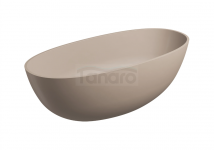 OMNIRES Wanna wolnostojąca SHELL M+ 160 x 75 cm dune beige mat SHELLWWDB