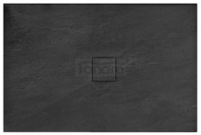 REA - Brodzik prysznicowy kamienny STONE BLACK 90 x 120