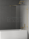NEW TRENDY Parawan nawannowy Eventa Gold Shine, jednoelementowy, wspornik prostopadły 70x150 EXK-4894-WP
