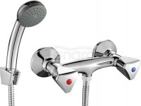 KUCHINOX - Bateria natryskowa NORM ścienna z zestawem natryskowym  BQN_041D