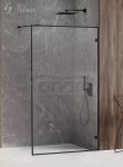 NEW TRENDY Kabina ścianka walk-in Avexa Black 70x200 czarna aluminiowa ramka szkło 6mm EXK-2657