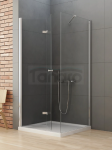 NEW TRENDY Kabina prysznicowa New Soleo, drzwi składane, pojedyncze 70x90x195 D-0147A/D-0088B LEWA