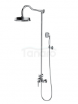 OMNIRES Zestaw system prysznicowy natynkowy AM5244CR
