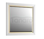 KROFAM - Lustro CHIC 80x80cm, biały satyna CH2 8095-0/43Z-W