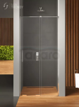 NEW TRENDY Drzwi wnękowe prysznicowe przesuwne SMART 130x200 EXK-4008
