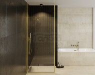 BESCO Ścianka kabina walk-in Icon Gold 120x200 ICG-120-200C