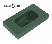 ELITA UMYWALKA DIMPLE 80 ŚCIENNA, MARMUR FOREST GREEN MATT 168856/RE040800027010
