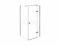 BESCO Kabina prysznicowa Pixa Gun Metal 120x90x195 Prawa PPP129-195GR
