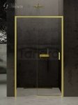 NEW TRENDY Drzwi prysznicowe wnękowe PRIME LIGHT GOLD 120x200 D-0424D-0425A