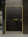 NEW TRENDY Drzwi prysznicowe wnękowe PRIME LIGHT GOLD 100x200 D-0420D-0421A