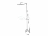 BESCO Zestaw prysznicowy natynkowy Modern / Varium chrom BP-MVN-CH