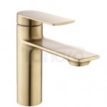 REA - Bateria umywalkowa STORM Złota Szczotkowana / Gold Brush Niska