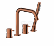 ARMATURA KRAKÓW KFA bateria wannowa 4-otworowa MOZA ROSE GOLD 5035-210-34