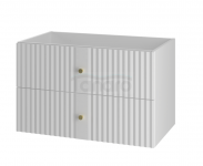 MEGSTYL Szafka Pod Umywalkę 2S 80cm Biały Mat XILO-0000-0005823