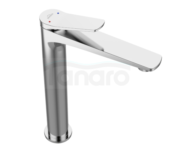 INVENA Bateria umywalkowa wysoka Alonia chrom BU-70-W01-V
