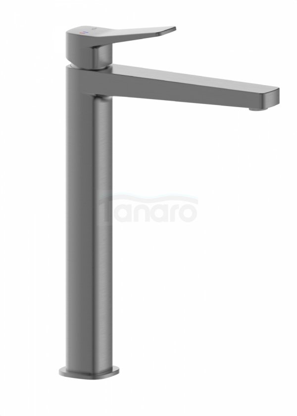 ARMATURA KRAKÓW KFA Bateria umywalkowa nablatowa MALAGA GUN METAL GREY 4522-712-61