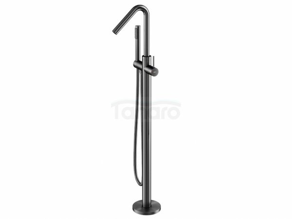 BESCO Bateria wannowa wolnostojąca Veo 3.0 gun metal BW-V3-GR