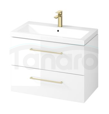 CERSANIT - Set C435 LARGA COMO 80 biały (szafka LARGA + umywalka COMO)  S801-575