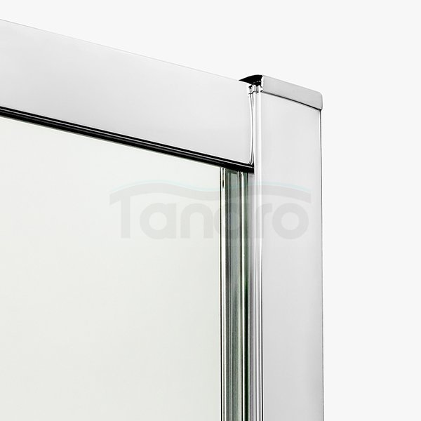 NEW TRENDY Kabina prysznicowa NEW CORRINA 1D prostokątna przyścienna U 100x90x195 szkło czyste 6mm Active Shield  K-0477