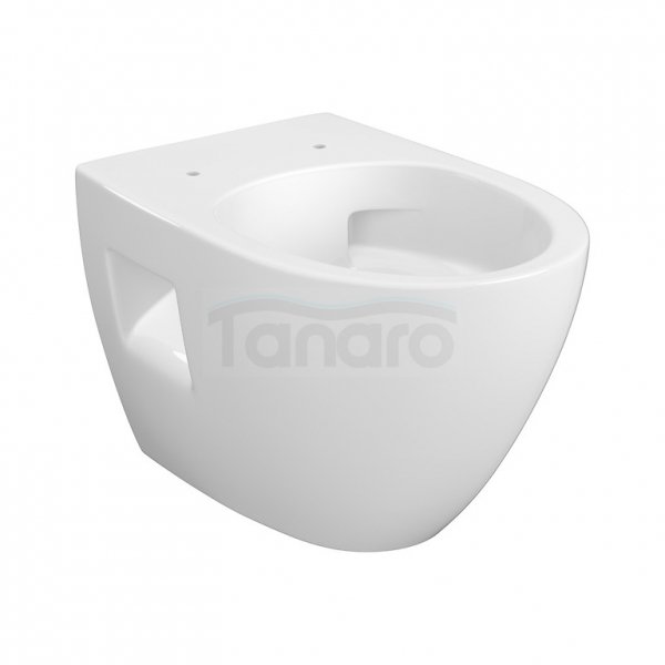 CERSANIT SET C929: MISKA ZAWIESZANA MODUO PLUS PRO OVAL VORTEX Z DESKĄ DUROPLASTOWĄ MODUO PLUS SLIM S4013-010