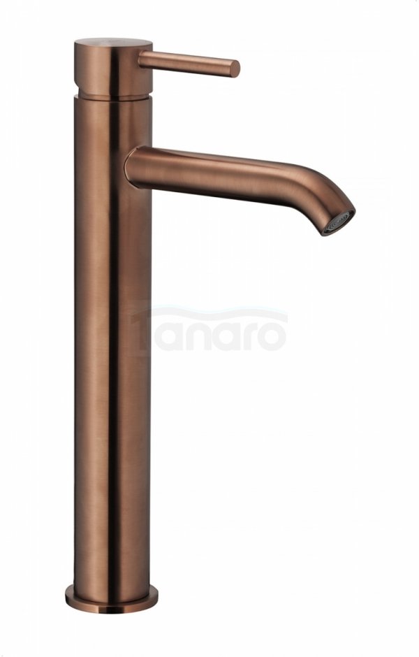 ARMATURA KRAKÓW KFA Bateria umywalkowa nablatowa MOZA GOLD BRUSHED/ MIEDŹ SZCZOTKOWANA 5032-612-34