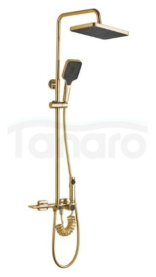REA - Zestaw Natryskowy HELIX Gold / Złoty