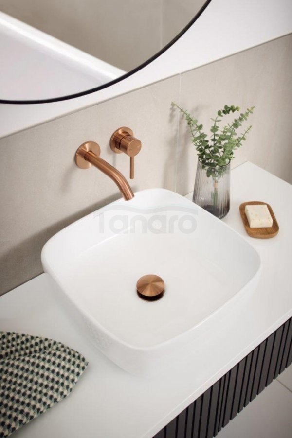 ARMATURA KRAKÓW KFA Bateria umywalkowa podtynkowa MOZA BRUSHED ROSE GOLD/MIEDŹ SZCZOTKOWANA 5039-810-34