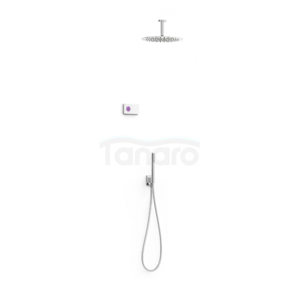 TRES SHOWER TECHNOLOGY Zestaw elektronicznej baterii termostatycznej podtynkowej 2-drożnej Shower technology prysznicowej-09286567