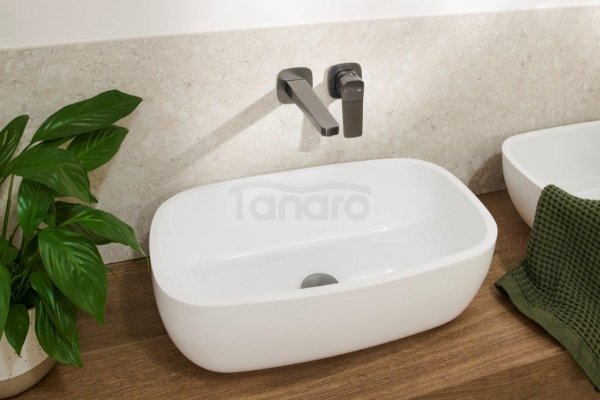 ARMATURA KRAKÓW KFA Bateria umywalkowa podtynkowa MALAGA GUN METAL GREY 4529-810-61