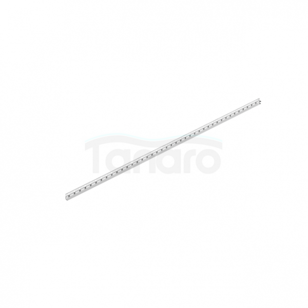 Balneo Listwa spadkowa do szkła lewa 120 cm inox