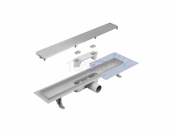 BESCO Odpływ prysznicowy liniowy Virgo Basic 70x6,5cm OL-70-VB
