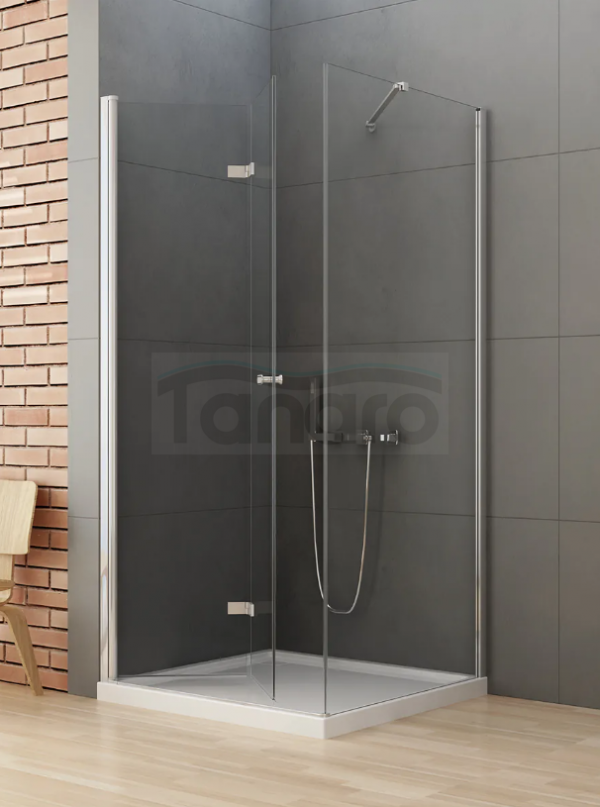 NEW TRENDY Kabina prysznicowa New Soleo, drzwi składane, pojedyncze 90x100x195 D-0149A/D-0089B LEWA