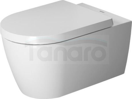 DURAVIT - Zestaw ME BY STARCK miska wisząca WC Rimless bezrantowa z deską wolnoopadającą