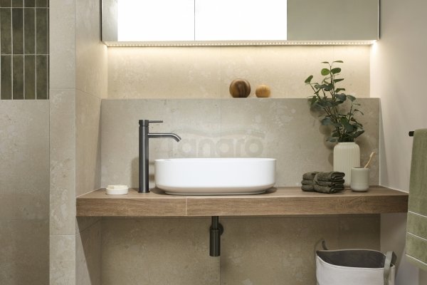 ARMATURA KRAKÓW KFA Bateria umywalkowa nablatowa MOZA GUN METAL GREY 5032-612-61