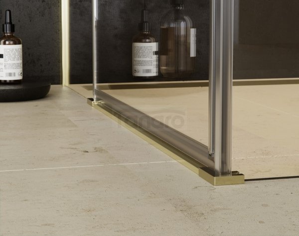 BESCO Kabina prysznicowa Pixa Gold 100x90 Prawa PPP-109-195G