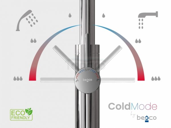 BESCO Bateria wolnostojąca Veo 3.0 ColdMode chrom BW-V3-CH